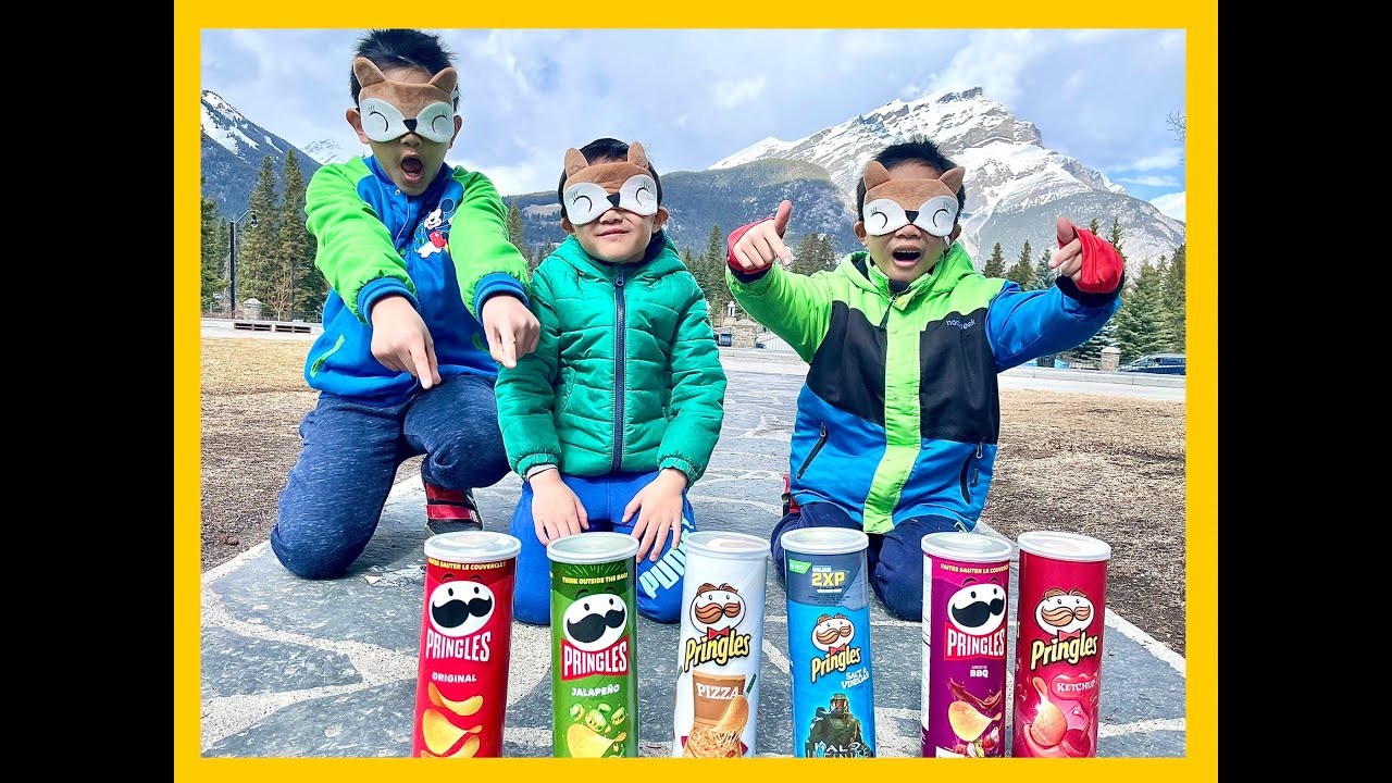 When Our MOM Tested Our Sense of TASTES with Spicy #PRINGLES at #BANFF!!!