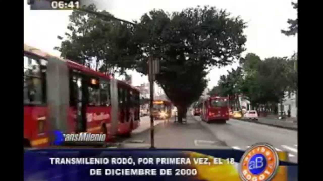 Arriba Bogotá: TransMilenio rodó por primera vez en diciembre de 2000