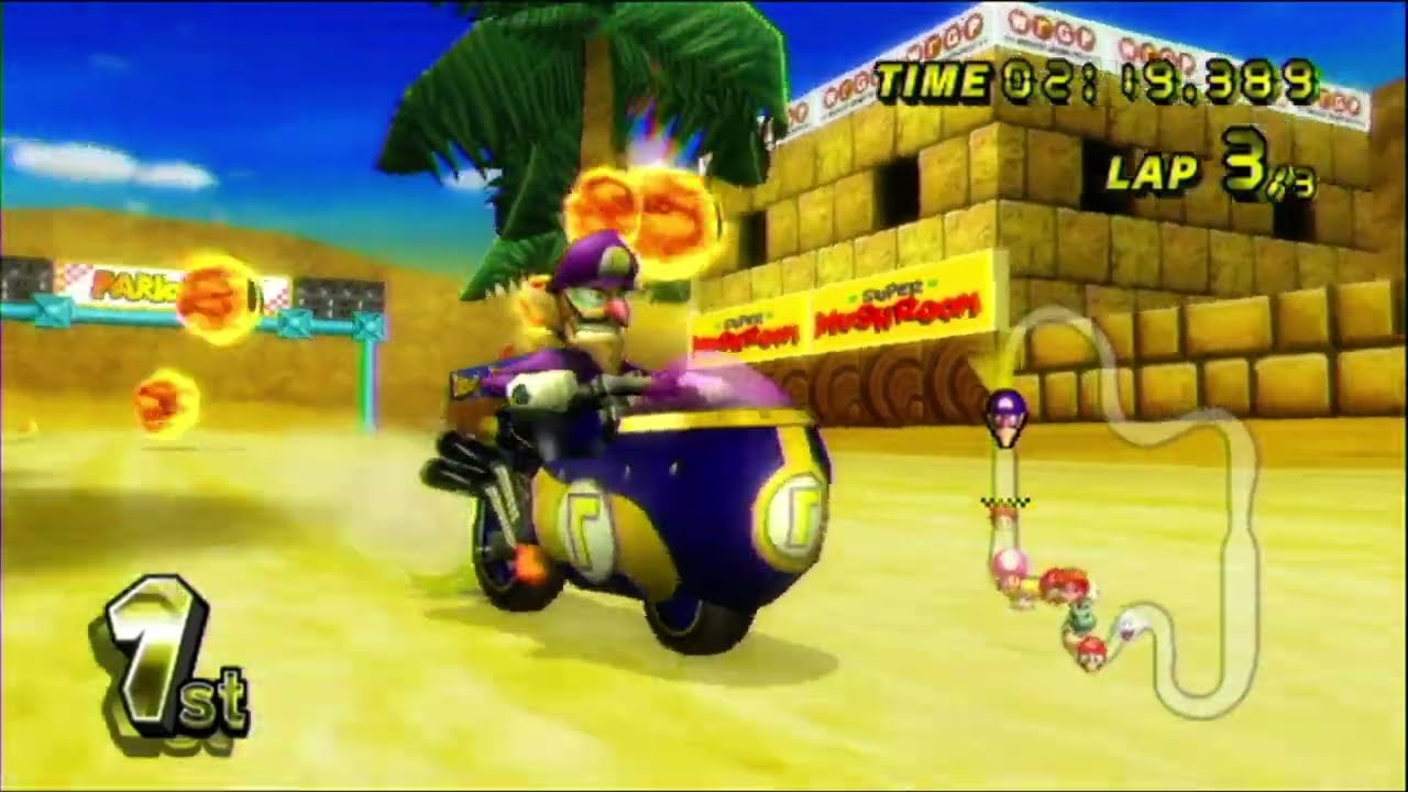 Mario Kart Wii - Waluigi, Spear