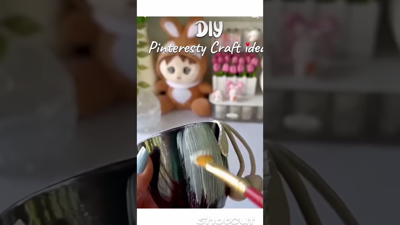 cute diy in cherry cup in koriyan✨