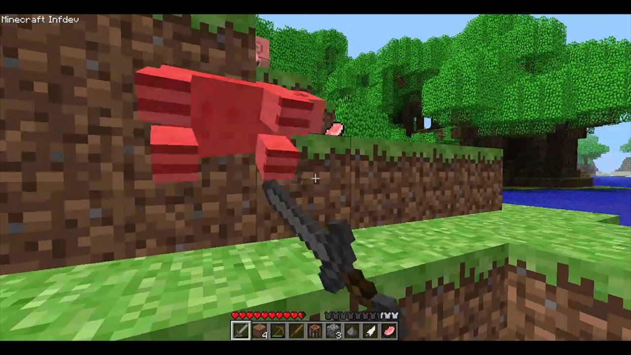 Minecraft Infdev Gameplay (inf 20100415)