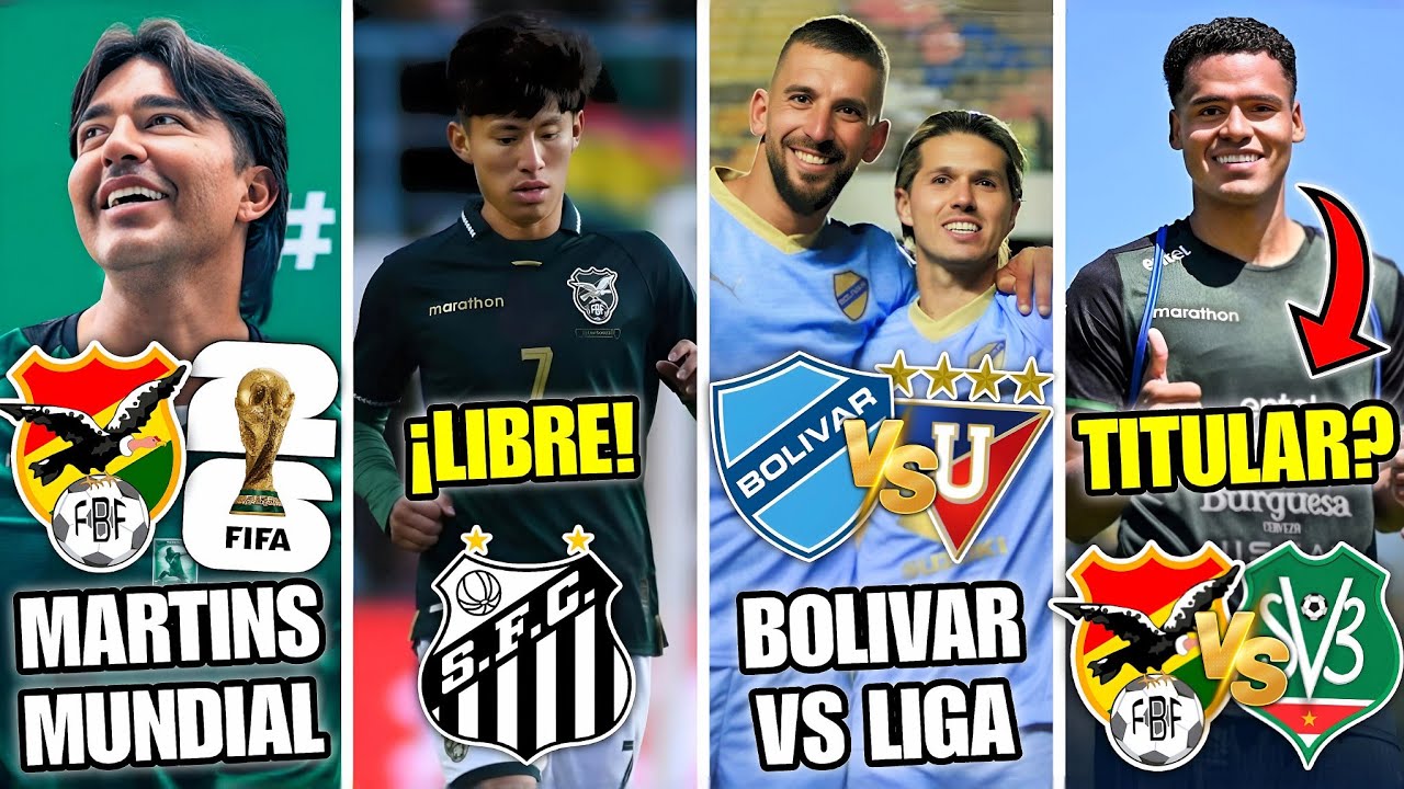 &iexcl;BOMBAZO!🚨MARCELO MARTINS LLEGA para EL MUNDIAL | &iexcl;SANTOS LIBER&Oacute; a MIGUELITO!| BOLIVAR vs LIGA QUITO
