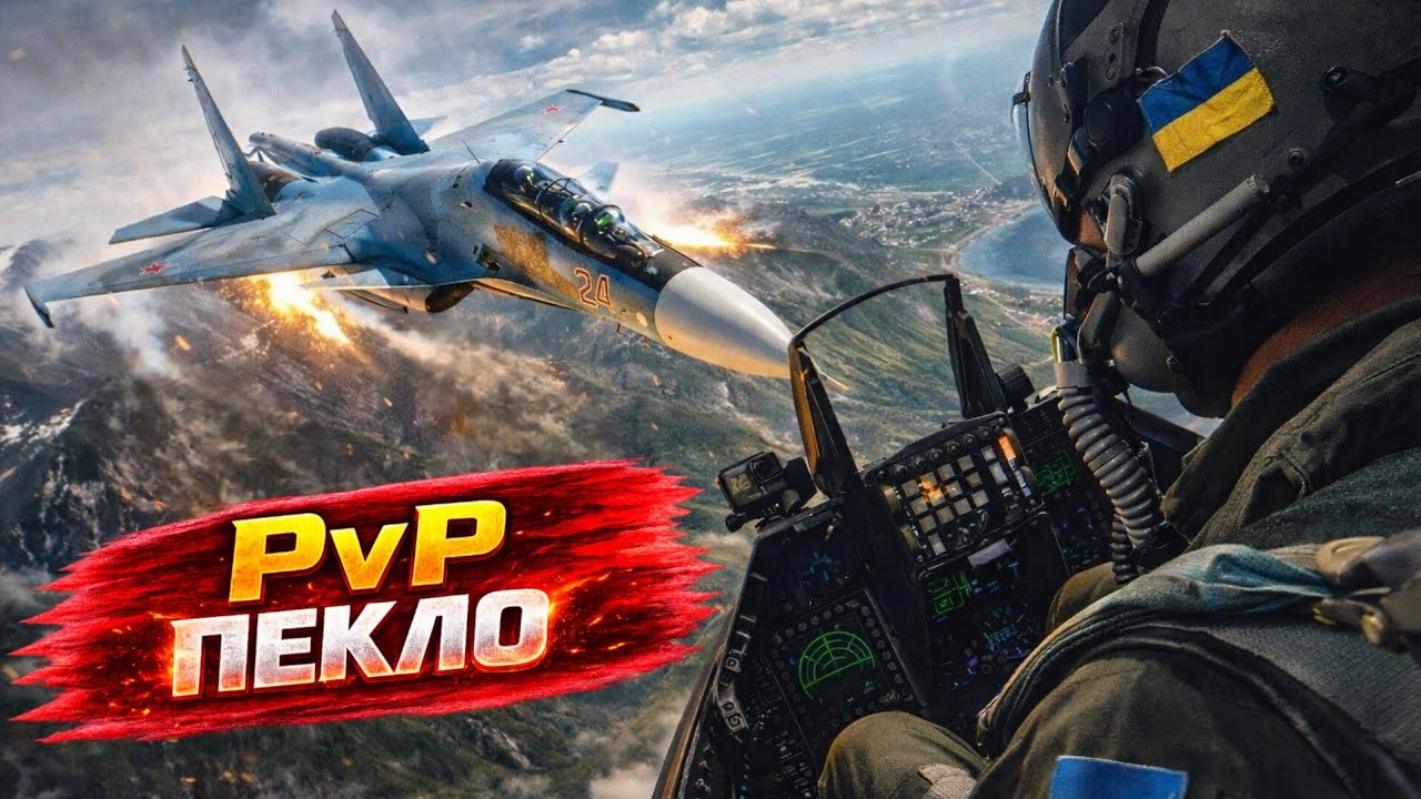 F-16: Вижити в пеклі — смертельні бої проти Су-30 | DCS World українською