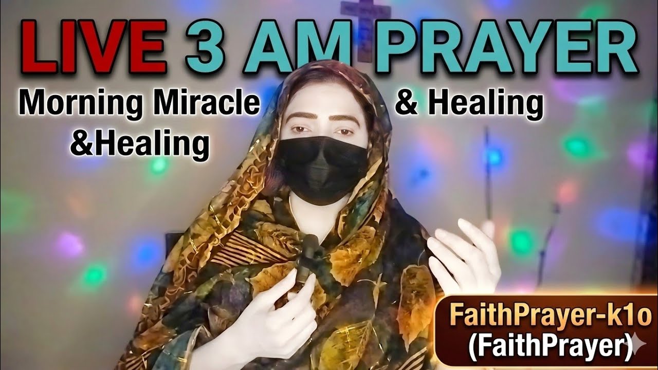 🔴LIVE 3 AM Morning Miracle Prayer | Receive Your Blessing Today