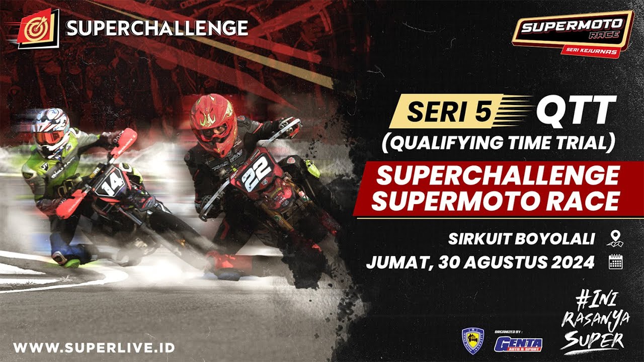 LIVE STREAMING FINAL SUPERCHALLENGE SUPERMOTO RACE 2024 DI BOYOLALI DAY 1
