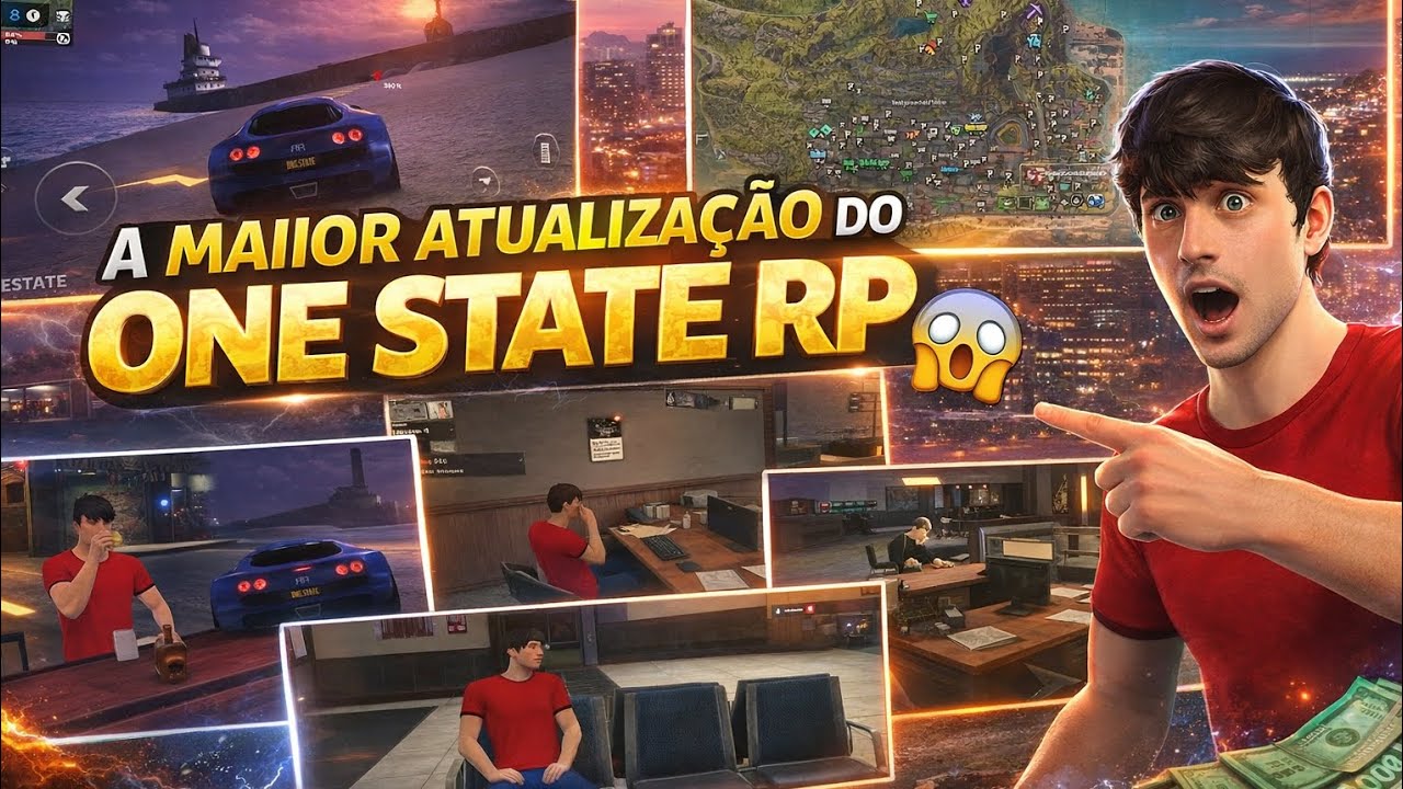 A MAIOR ATUALIZAÇÃO DO ONE STATE RP 😲#onestate #onestaterp #atualização #baroki 