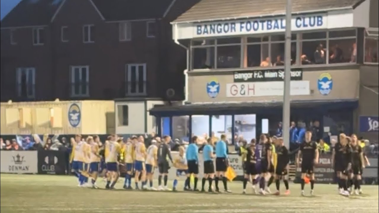 Linfield away to Bangor 