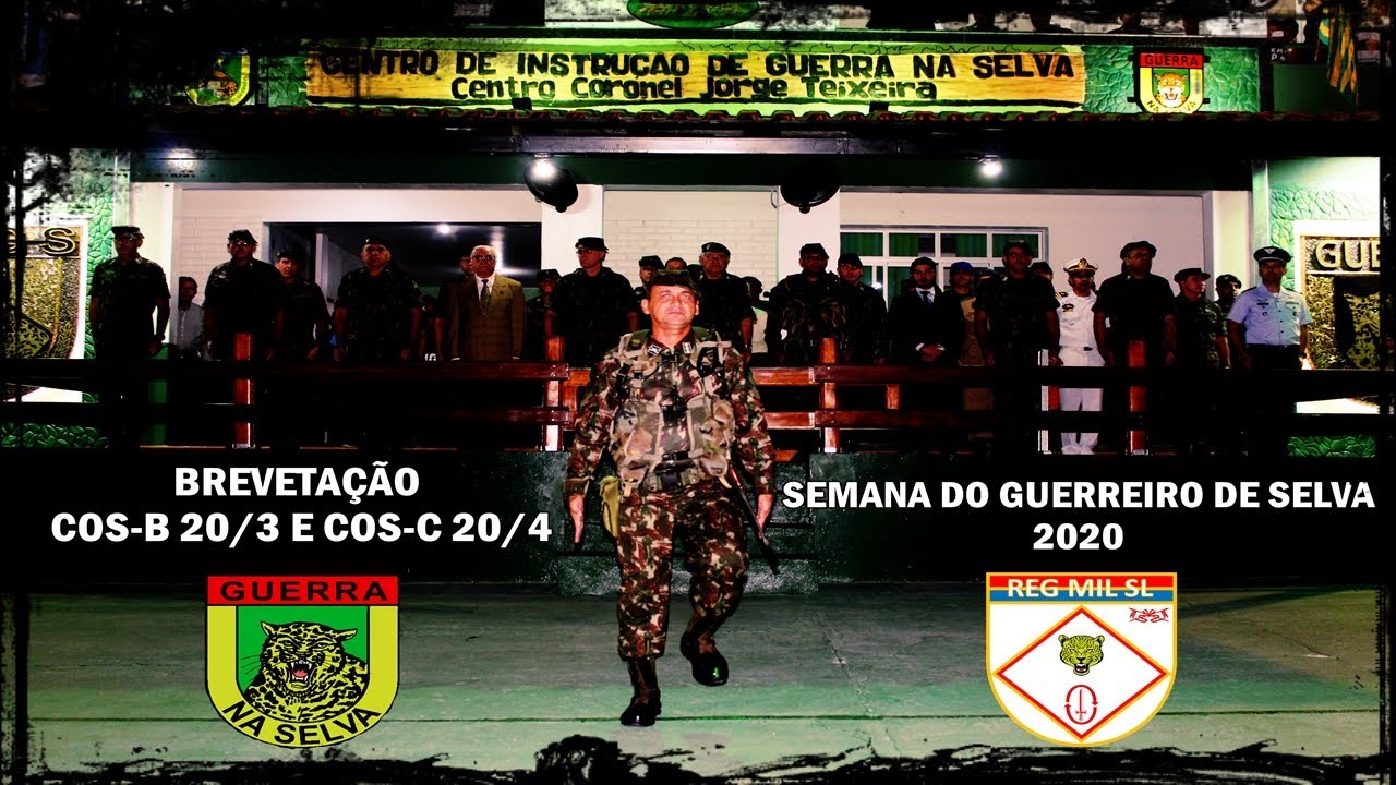 FORMATURA CIGS - Brevetação do COS 20/3 Cat.B e COS 20/4 Cat.C - (SEMANA DO GUERREIRO DE SELVA 2020)