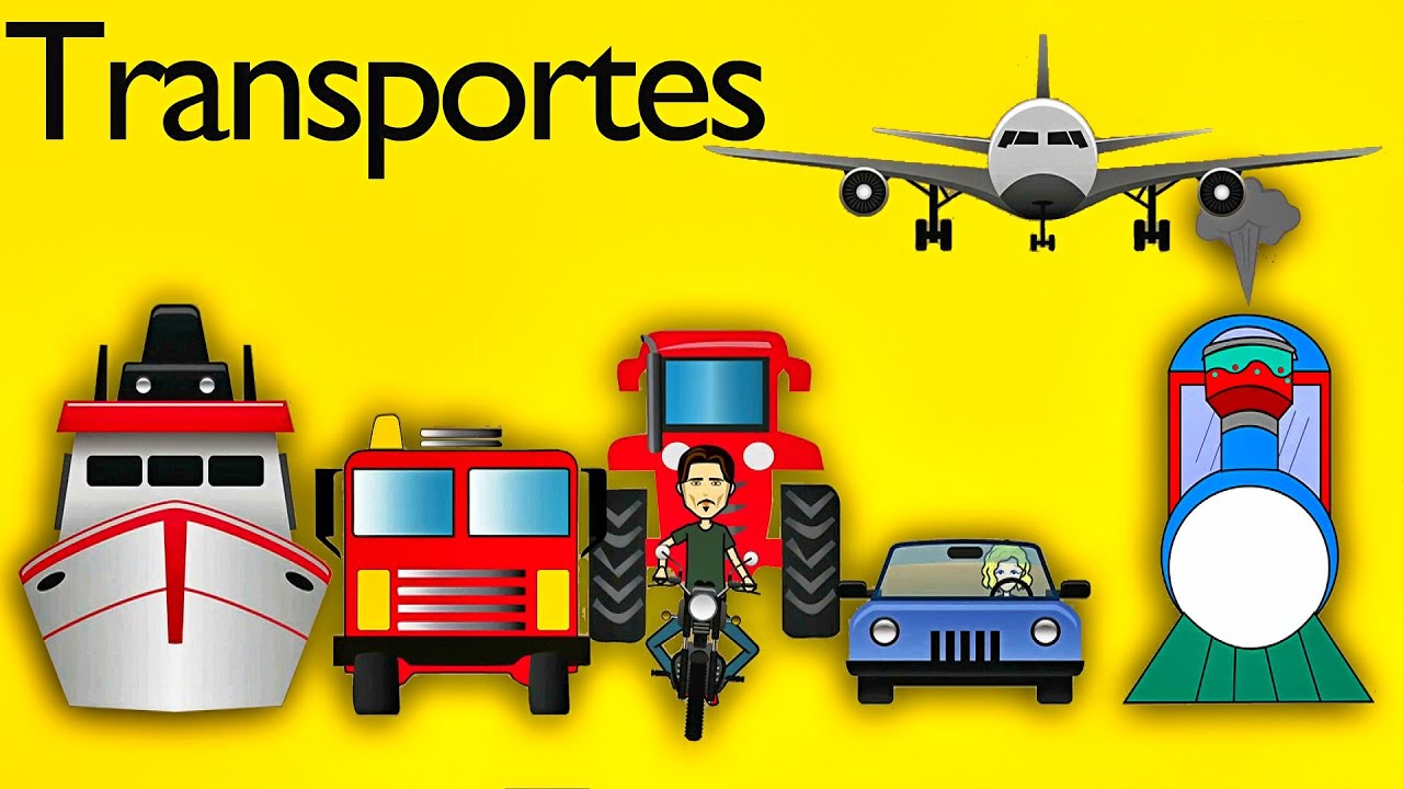 La Canción De Los Transportes para Niños - Canciones Infantiles - Videos Educativos Lunacreciente