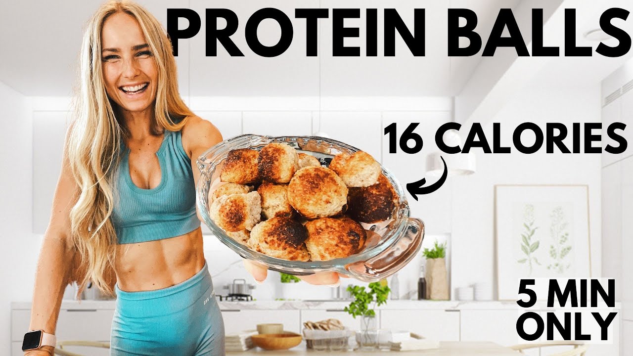 16 Calorie Protein Balls (ONLY 5 MIN)