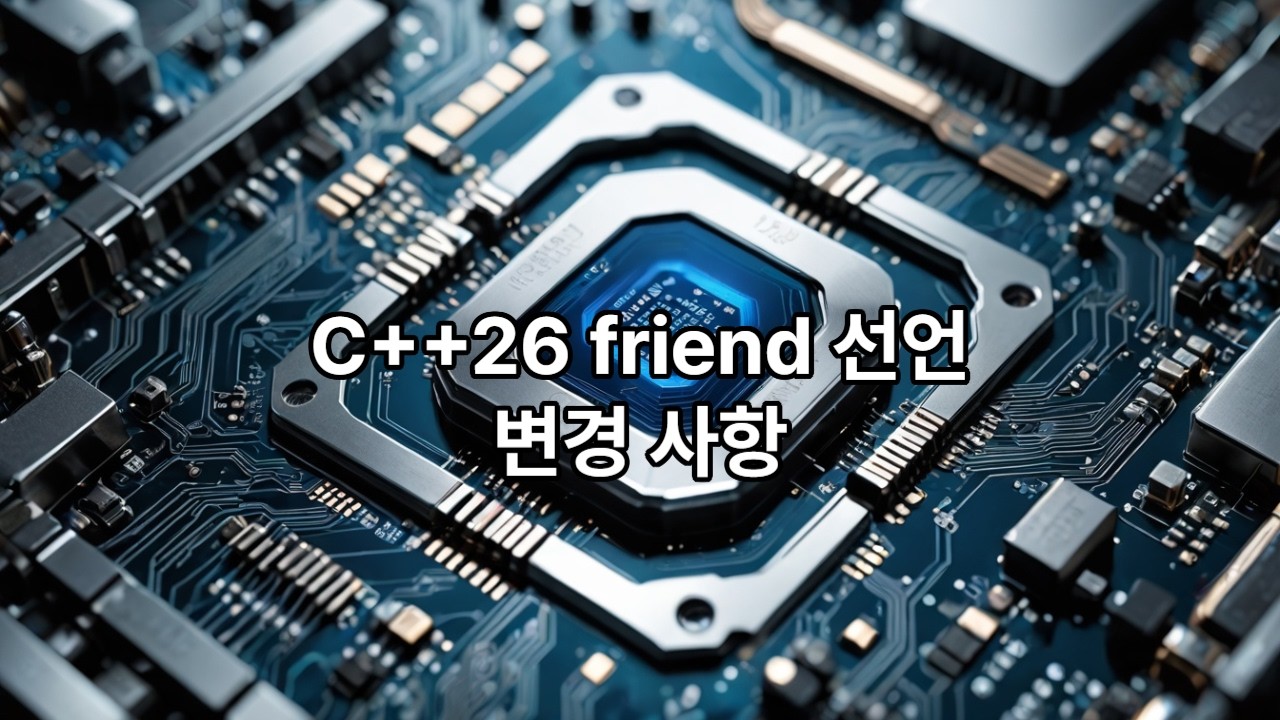 45. C++26 스펙 friend 규약 변경 사항