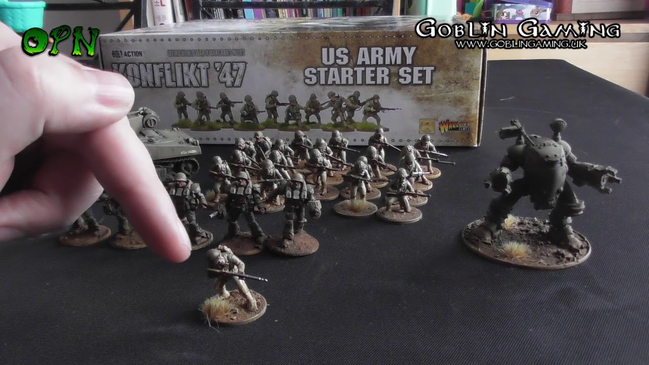 Konflikt 47 US Army starter set fully painted review