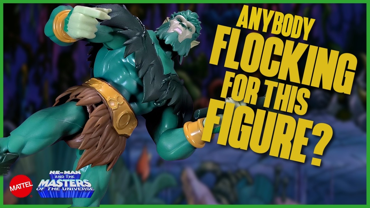 Mattel Masters Of The Universe Cartoon Collection 2000X Moss Man Figure Review |  @TheReviewSpot