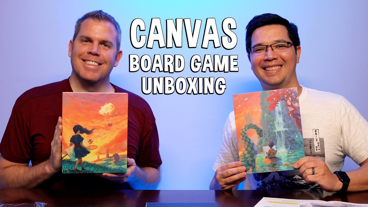 Unboxing Canvas and Reflections Expansion - The Painting Art Board Game