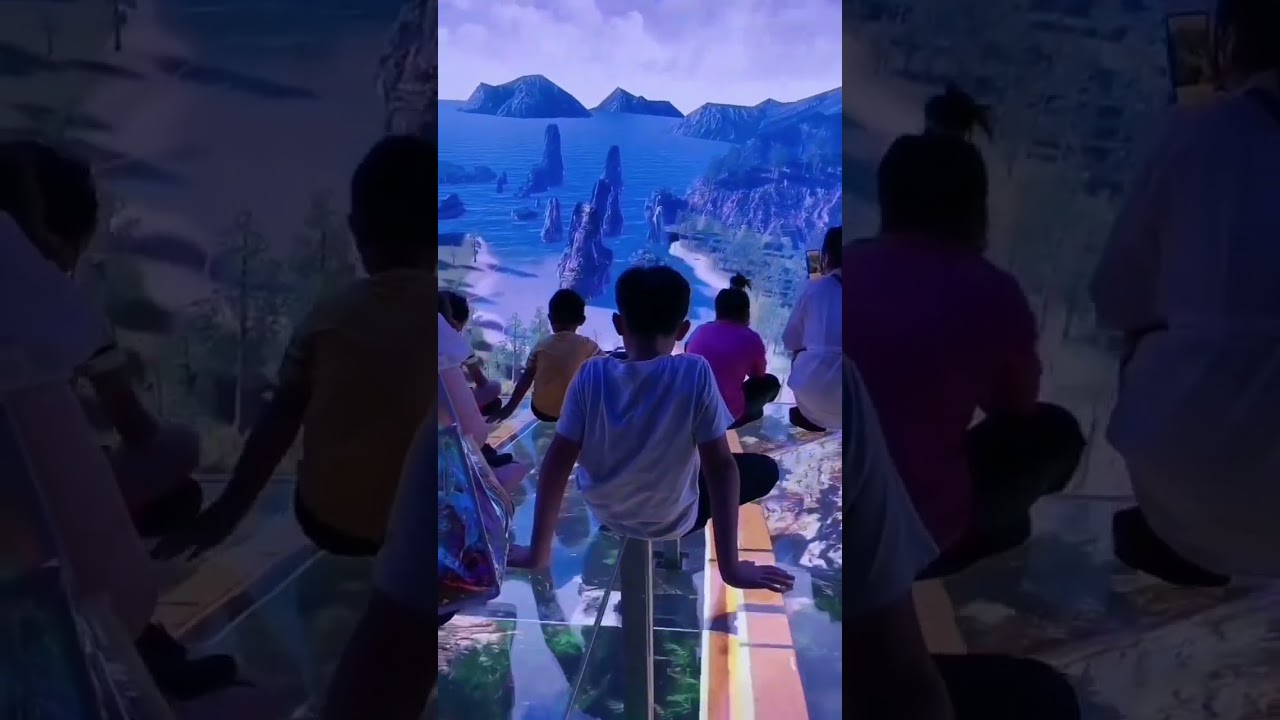 Virtual roller coaster in #China #shorts #youtubeshorts