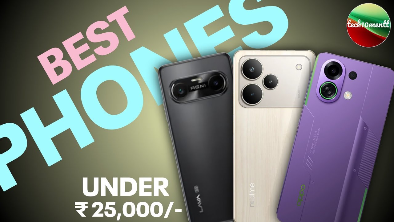 Top 3 Best Phones Under 25000 - End of Year Sale 🔥 Amazon and Flipkart | tech10mentt