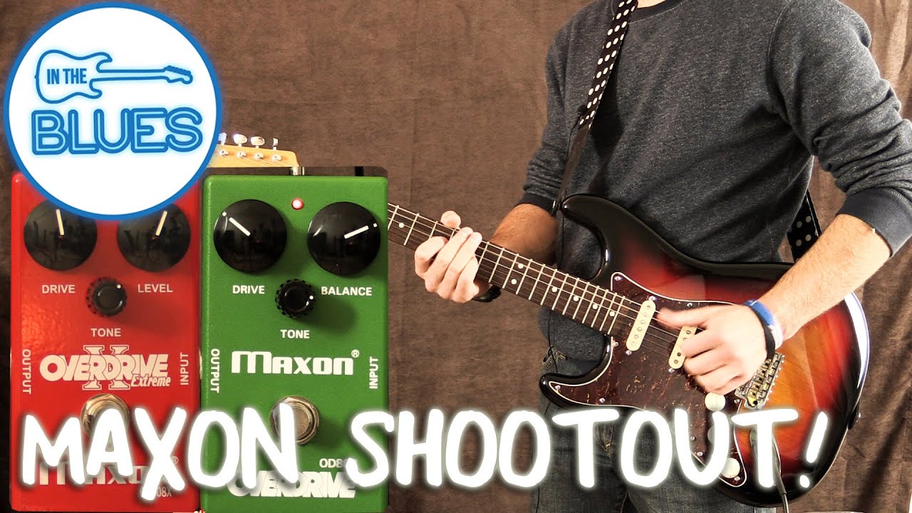 Maxon OD808 vs Maxon OD808X Overdrive Pedal Shootout