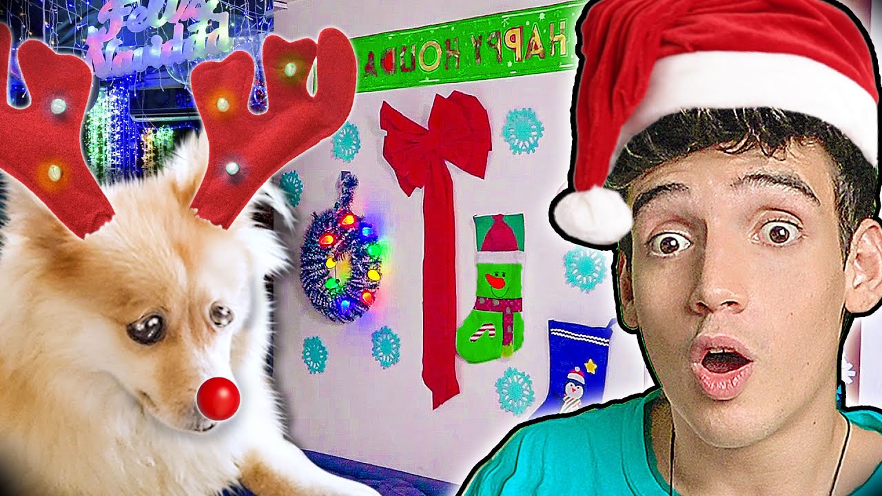 Я УКРАСИЛ СВОЙ ДОМ НА РОЖДЕСТВО | Бруно и Джоэл Random Vlog # 1...