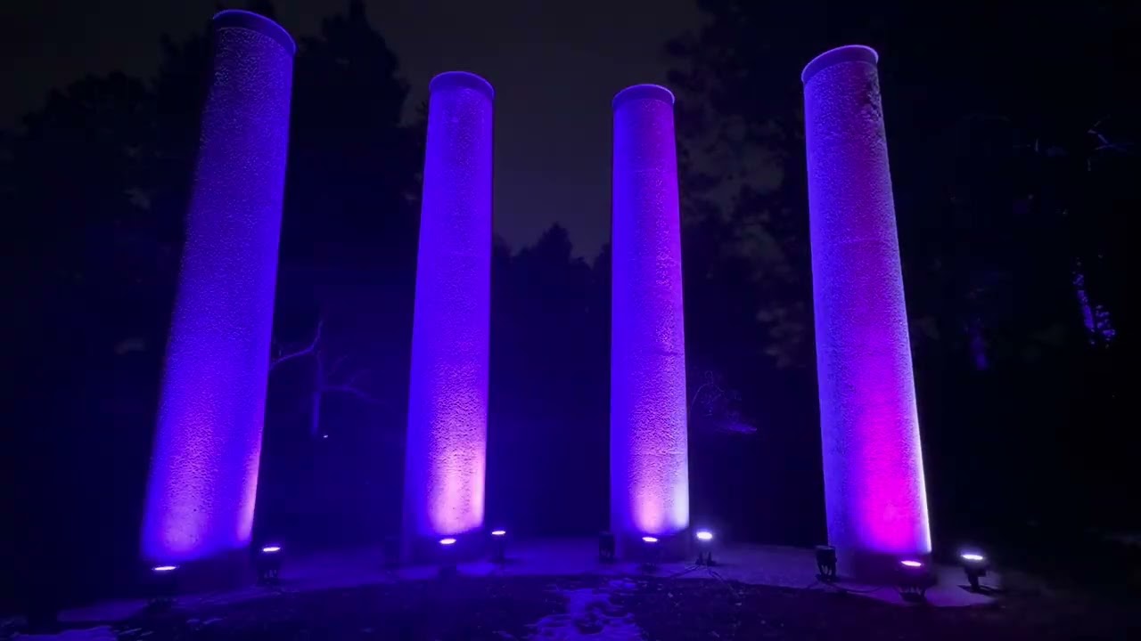Morton Arboretum Illuminations House Night 