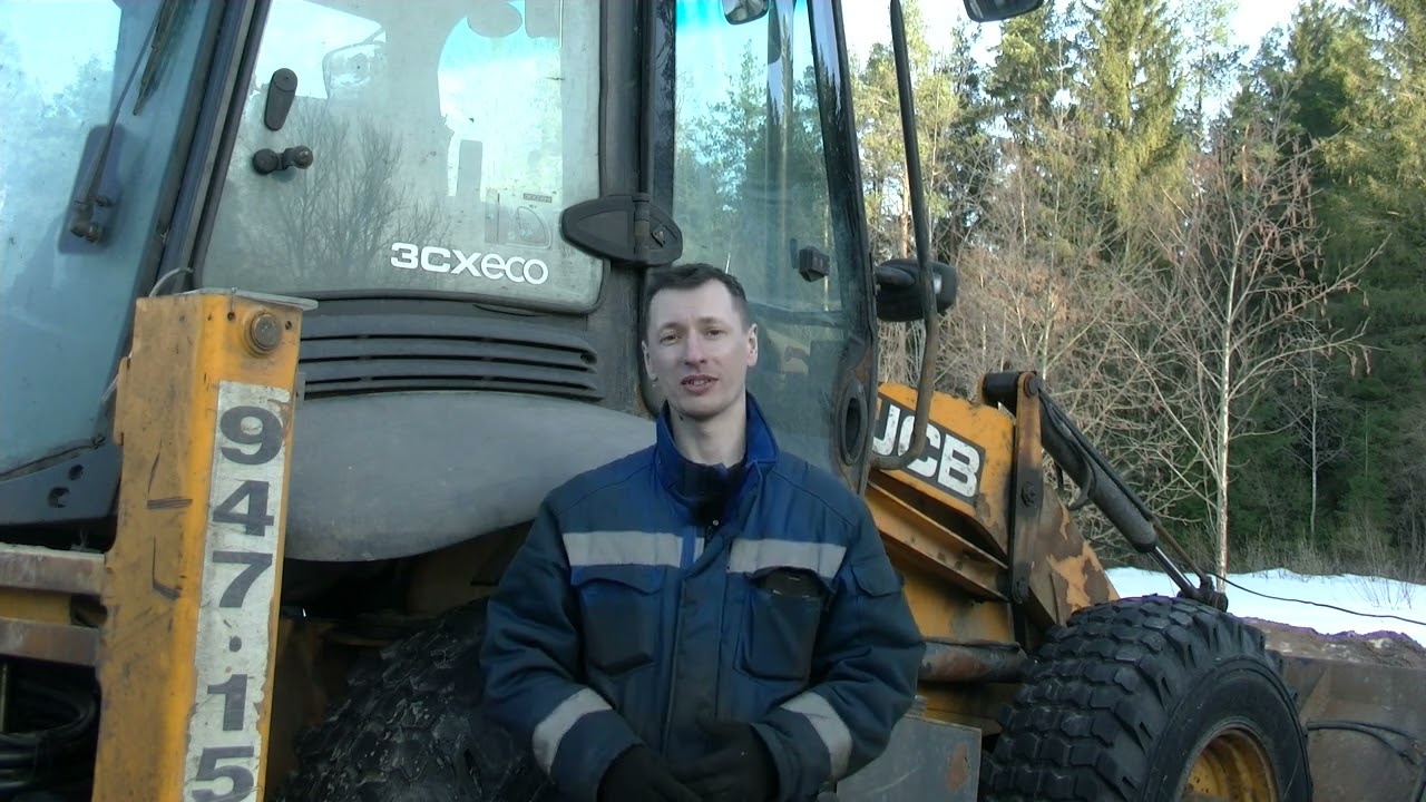 JCB. Как выровнять колёса на jcb