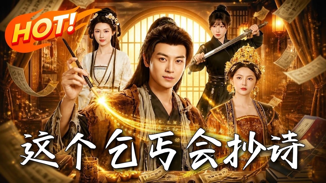 🔥开局退婚沦为乞丐，现代诗词惊艳女帝！逆袭打脸外邦，快来看他如何爽翻大乾！《这个乞丐会抄诗》#盛世短剧#短剧#AI短剧#逆袭#漫剧#玄幻#修仙#搞笑#甜宠