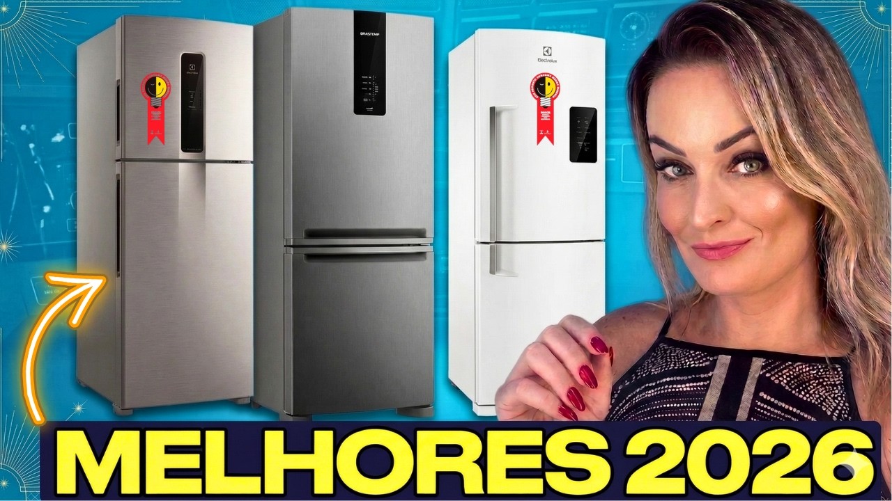 Melhores GELADEIRA FROST FREE 2026 ✅ TOP 5 Custo Benefício pra NÃO TER DOR DE CABEÇA!