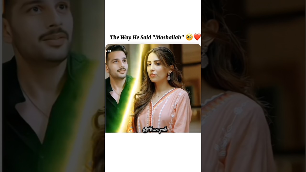 Bahut pyari lag rahi ho!?❤️🥹🫶 #pakistanidrama #ghair #usmankhan #ushnashah #shortfeed