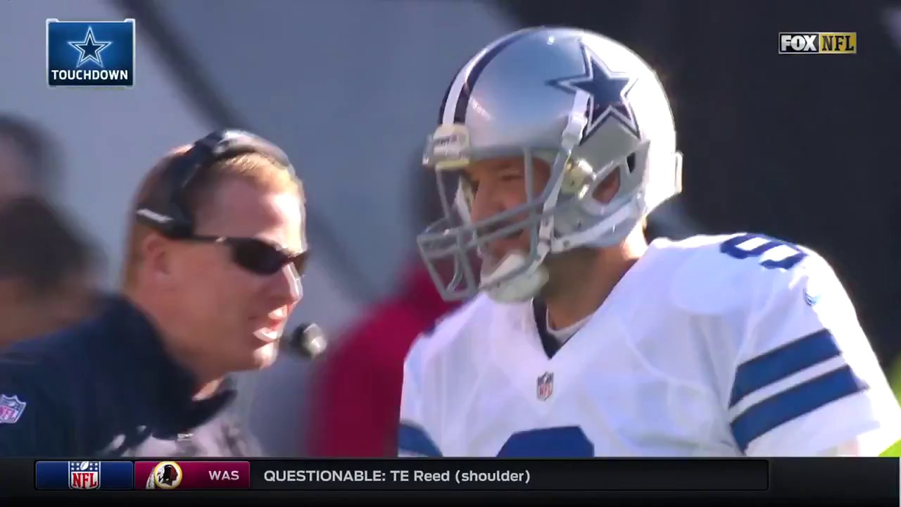 Tony Romo's Final Touchdown In Dallas