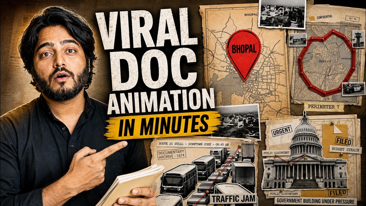 Create Vox-Style Documentary Animations with AI &mdash; 100% Free & Beginner Friendly