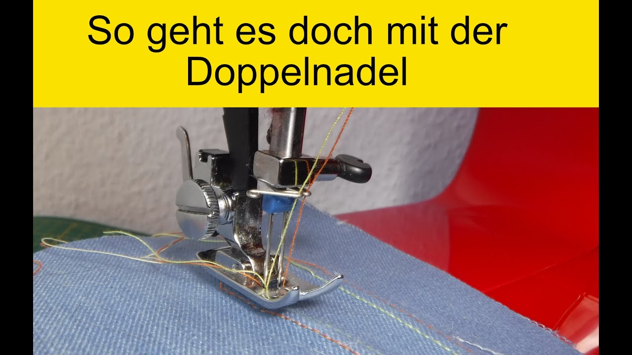 🧵 Nähen mit der Doppelnadel