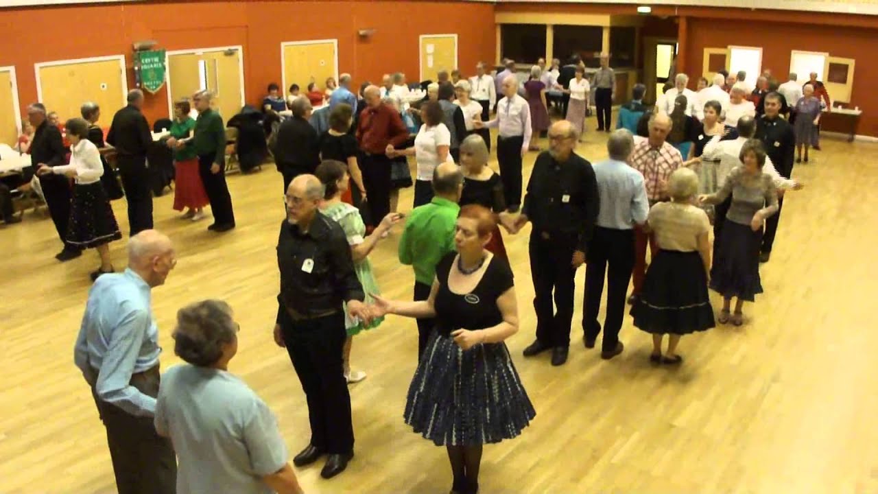 Neil Whiston calling American Square Dance Mainstream at Churchdown, Gloucestershire