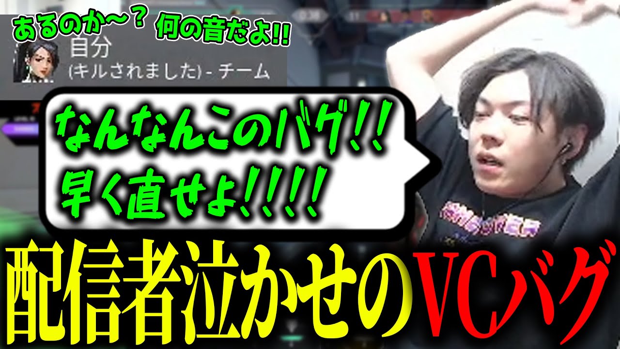 配信者泣かせのＶＣバグに泣かされるスパイギア【VALORANT】【スパイギア切り抜き】