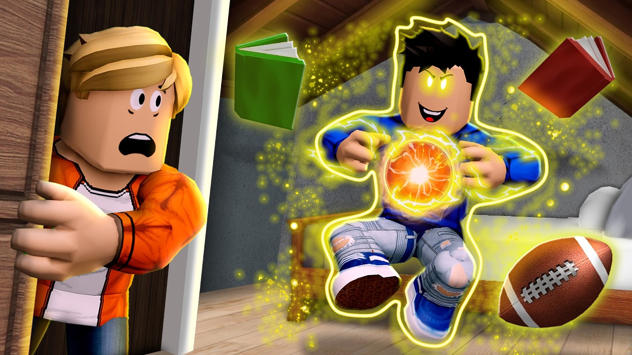 His New Brother SECRETLY Had SUPER POWERS! (A Roblox Movie)