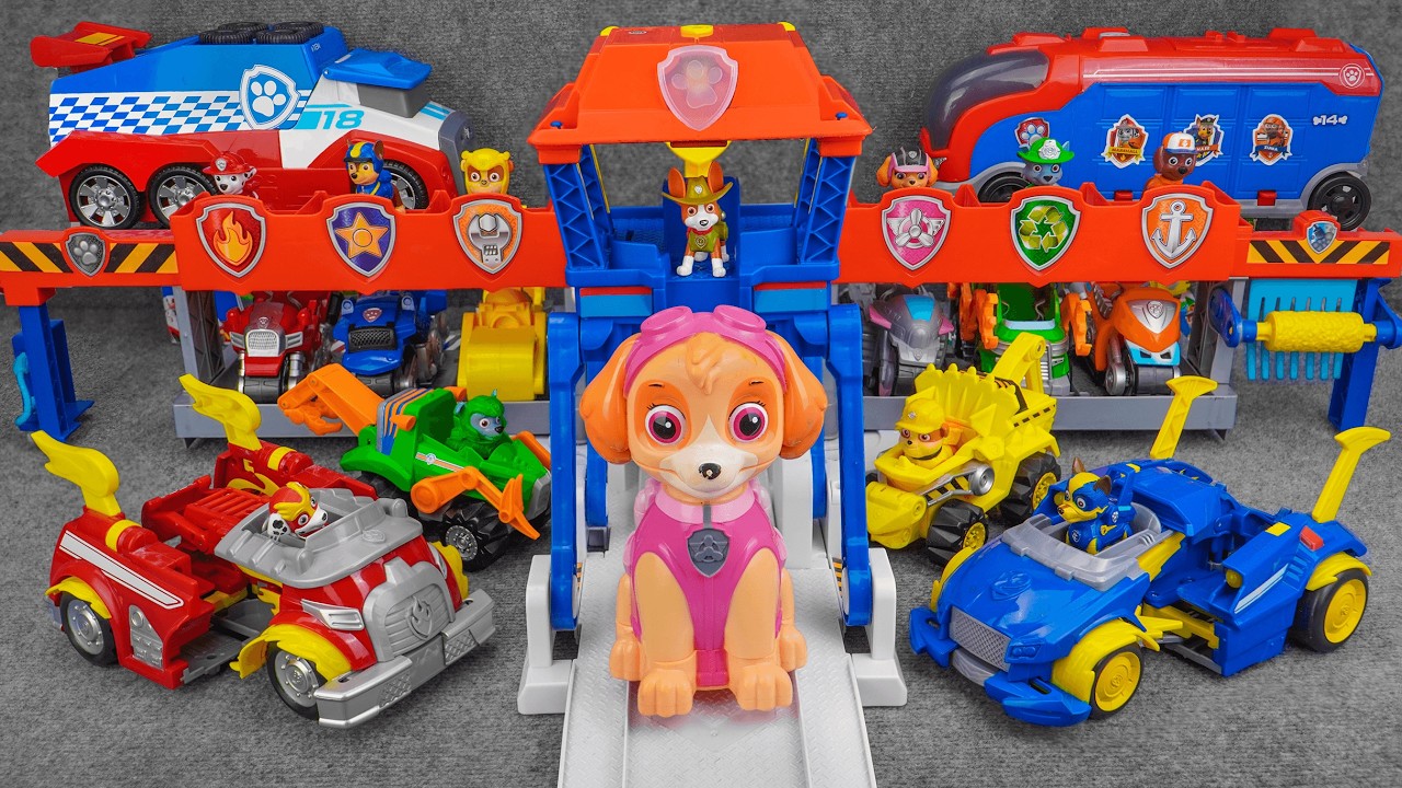 Paw Patrol MEGA Fleet Unboxing! 🐾🚓 Which Truck Is The Coolest? | Paw Patrol Unboxing ASMR #pawpatrol