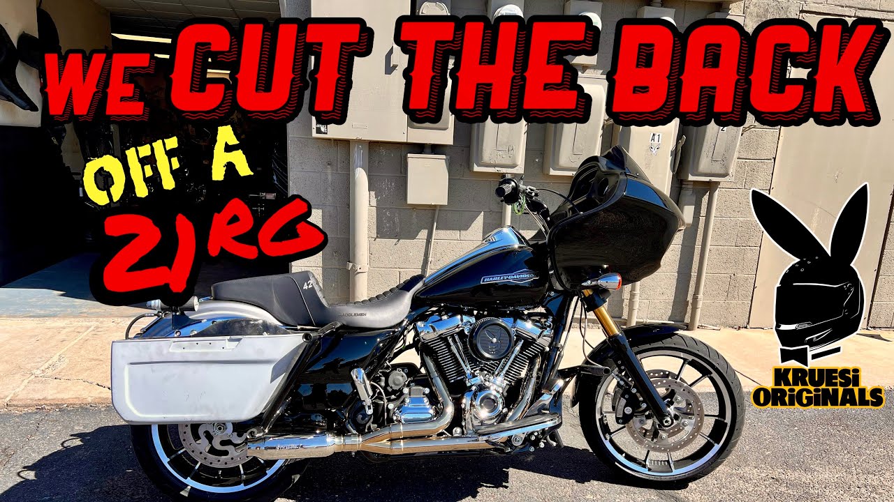 2021 road glide House of Harley / Kruesi Originals performance build (P4) cut bags and fender