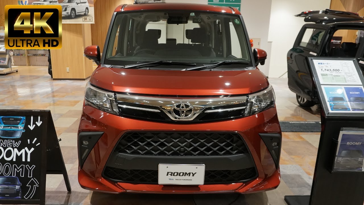 トヨタ ルーミー G 2021年モデル ファイアークォーツレッドメタリック -- 2021 NEW TOYOTA ROOMY G Red - New Toyota Roomy 2021