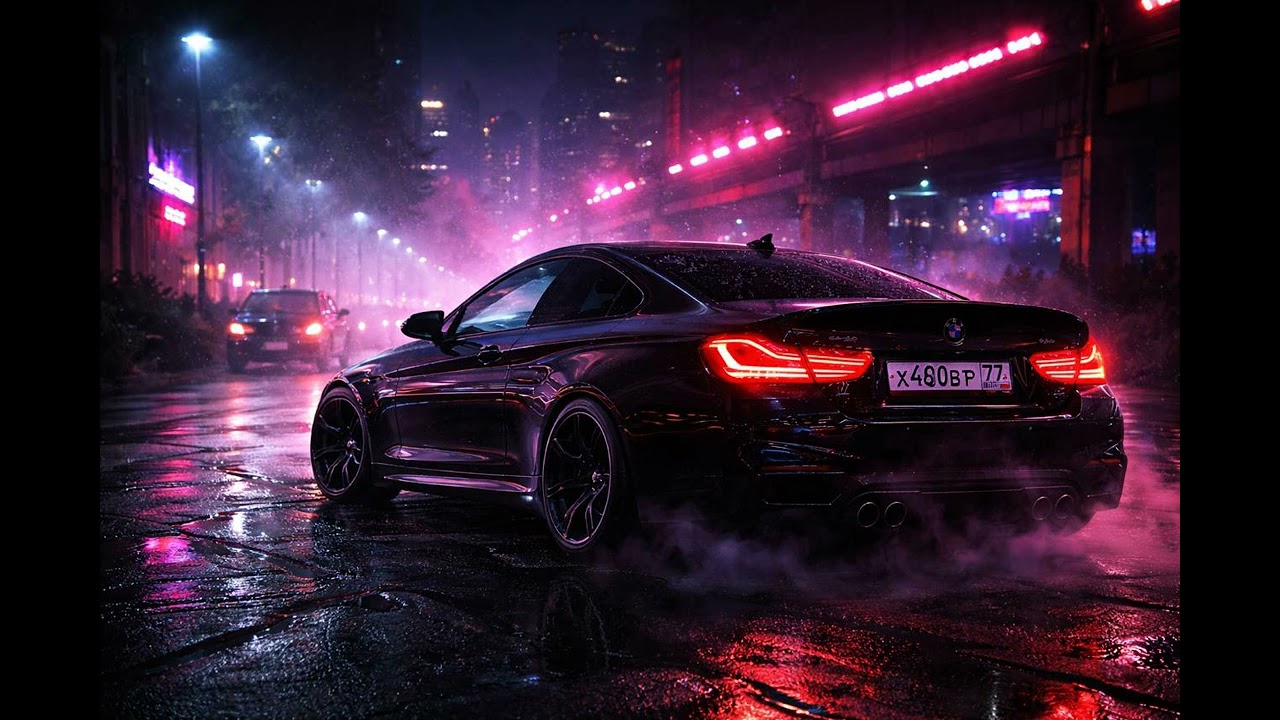 Темный Бас (Музыка для машины) 🔥 BMW ночью | Бас, Москва, драйв