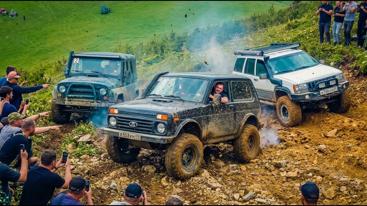 С НИМИ НЕ ШУТЯТ!! JEEP против УАЗА и НИВЫ на СТРАШНОЙ ГОРЕ