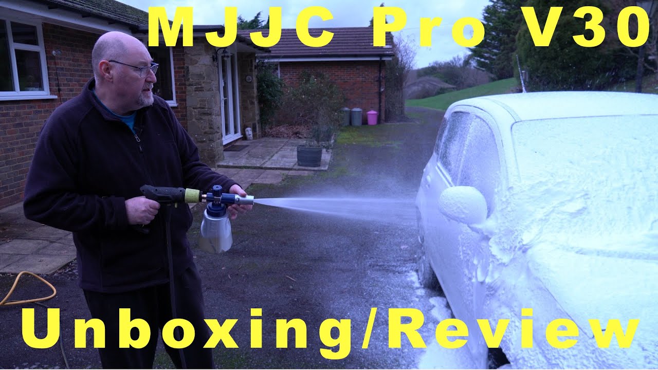 Пеногенератор MJJC Foam Cannon Pro V3 — распаковка и обзор.