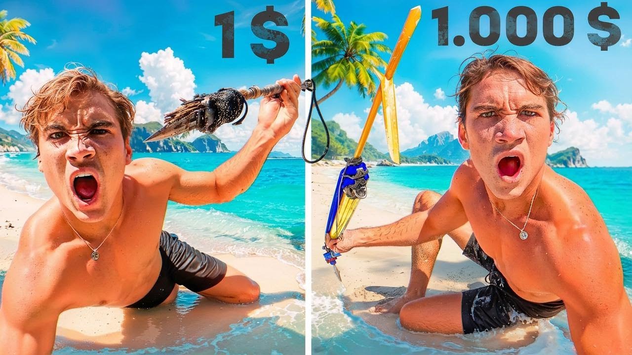 Arme de supraviețuire: Cât de departe poți ajunge cu 1$ vs 1000$? Prinde și gătește!