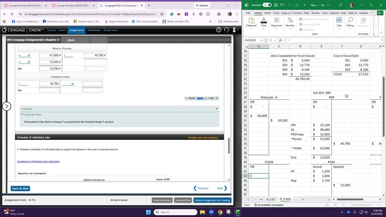 Butler Managerial Accounting Chapter 2 Coursework Part 4