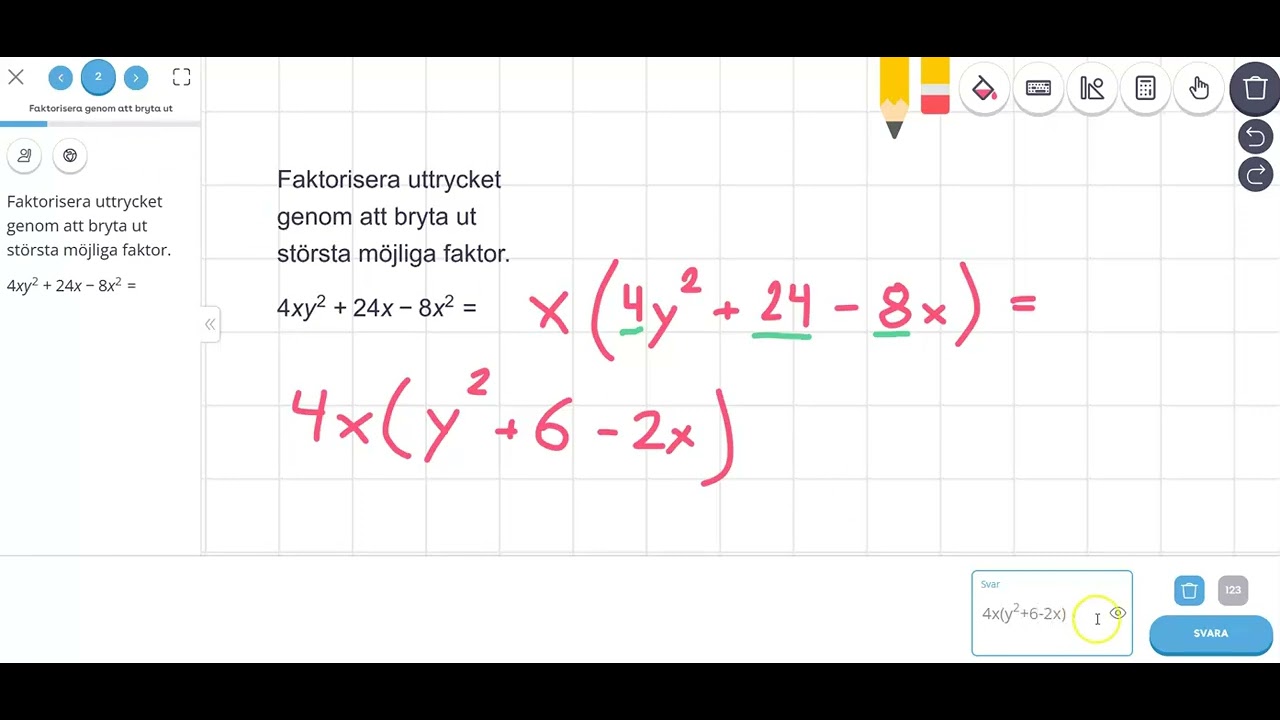 Faktorisering