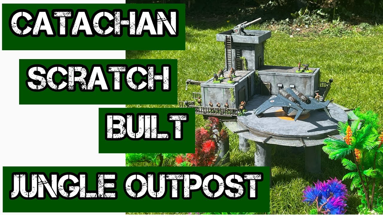 Ландшафт Warhammer 40k &mdash; Самодельный аванпост в джунглях Катачан.