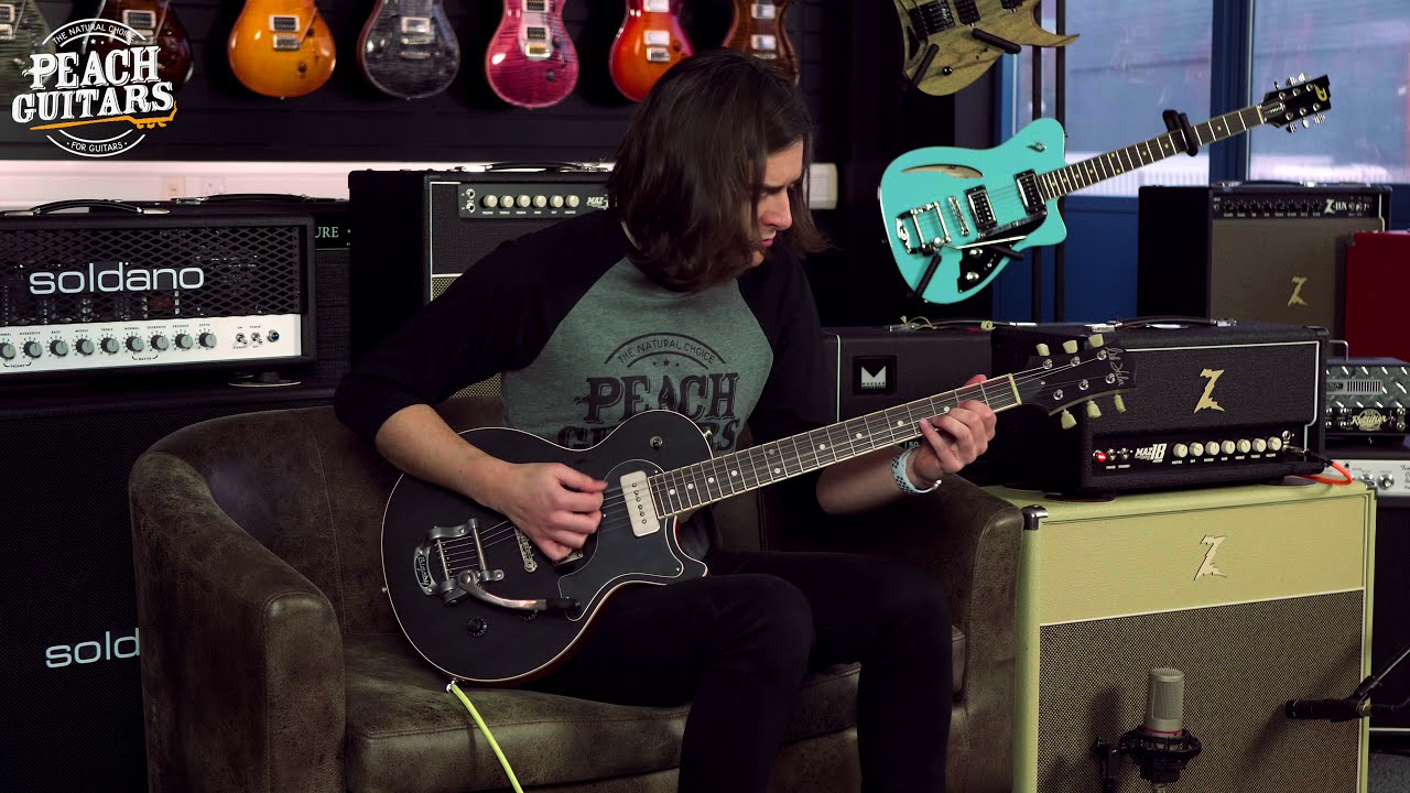 Nik Huber Krautster II - Worn Onyx with Bigsby