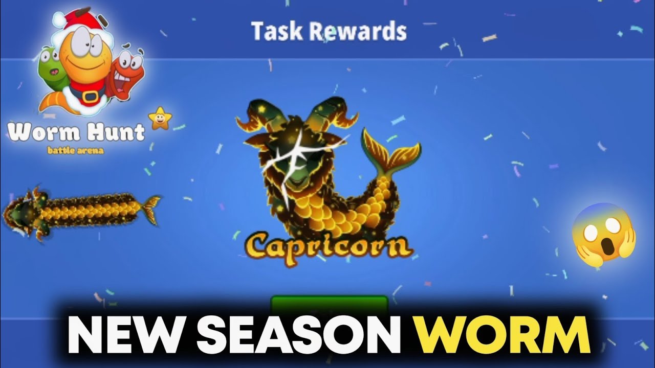 NEW SEASON WORM 😱 In Worm Hunt | Capricorn Worm Unlocking In Worm Hunt | Worm Hunt 52 Season