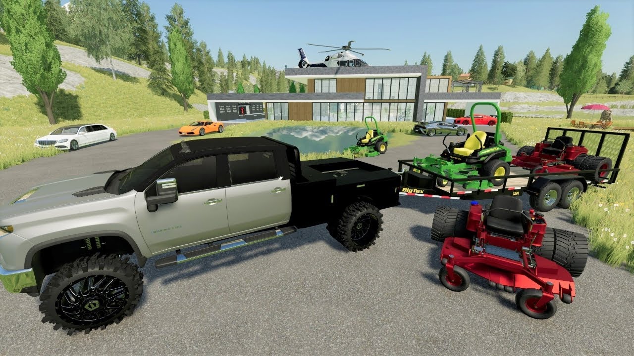 Spending TONS on new Lawn Business | Farming Simulator 22