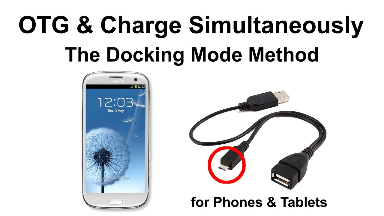 DIY OTG & Charging Simultaneously [DIY Docking Station for Samsung Galaxy S3, S4, Note] - Smart Dock