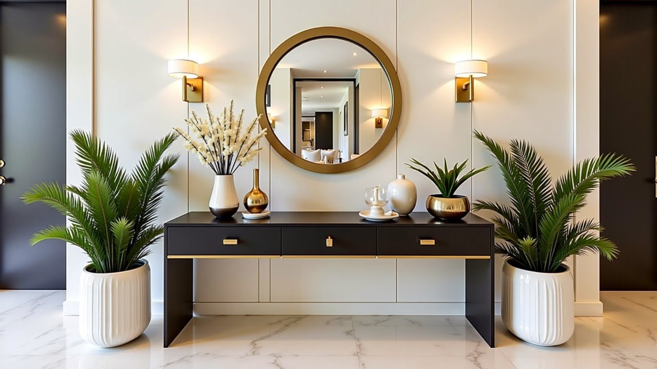 🪞Modern Luxury Entryway Ideas 2026 Stylish Console Tables, Mirrors & Interior Design Trends 