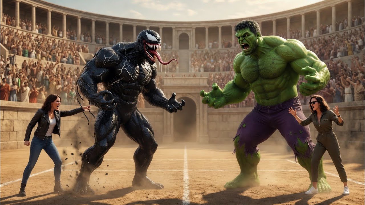 HULK vs VENOM Full Battle 💥 | Ultimate Strength Test + Emotional Ending 😱🔥#HulkVsVenom #EpicBattle 