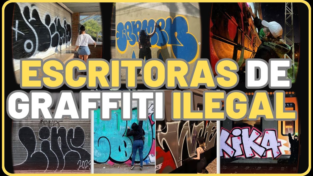 ▶️ 10 ESCRITORAS de GRAFFITI que MARCAN TENDENCIA MUNDIAL